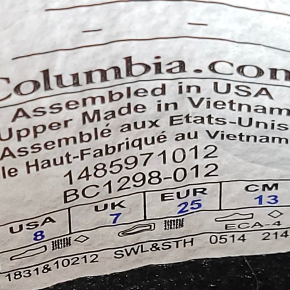 NEW Colombia Powderbug Plus II Waterproof Boots - 8 (Little Kid) - Picture 9 of 9